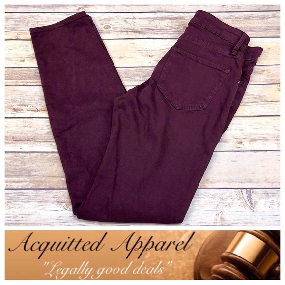 Lucky Brand Pants - [Lucky Brand] Sueded Skinny Pants Burgundy